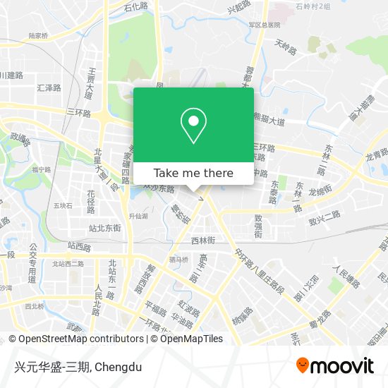 兴元华盛-三期 map