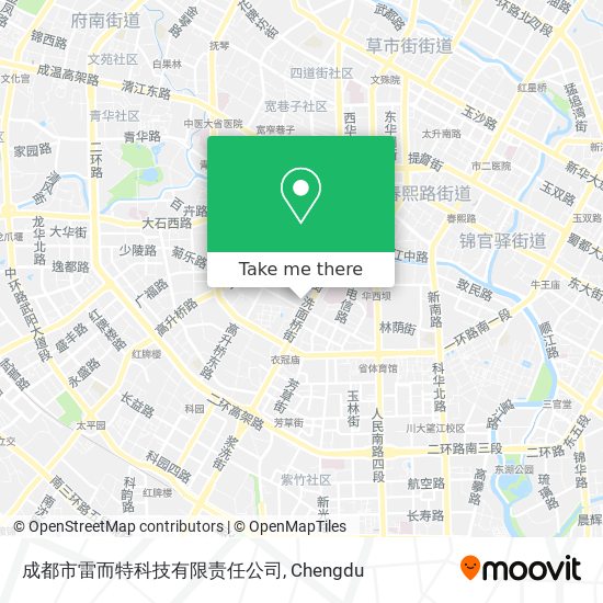 成都市雷而特科技有限责任公司 map