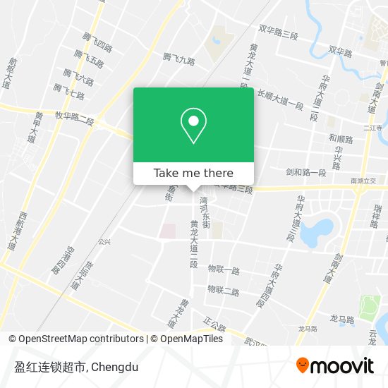 盈红连锁超市 map