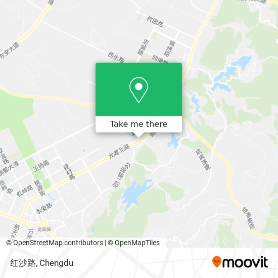 红沙路 map