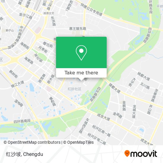红沙坡 map
