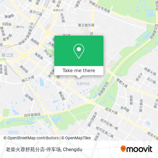 老柴火蓉舒苑分店-停车场 map