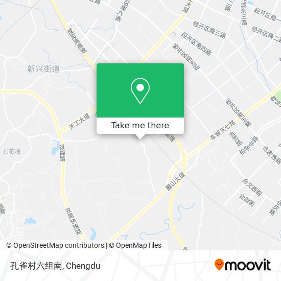 孔雀村六组南 map