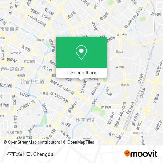 停车场出口 map