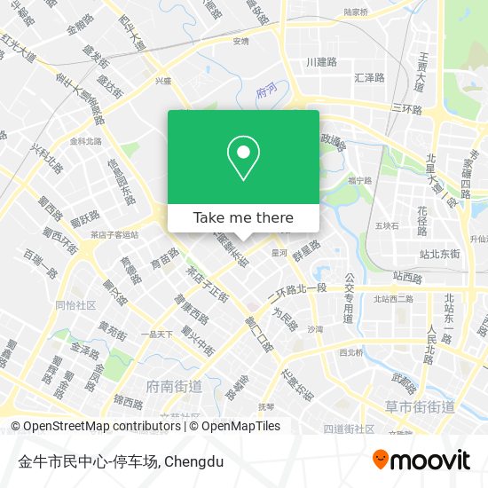金牛市民中心-停车场 map