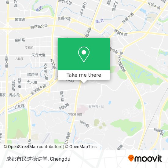 成都市民道德讲堂 map