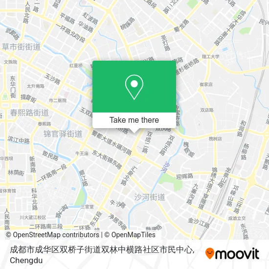 成都市成华区双桥子街道双林中横路社区市民中心 map