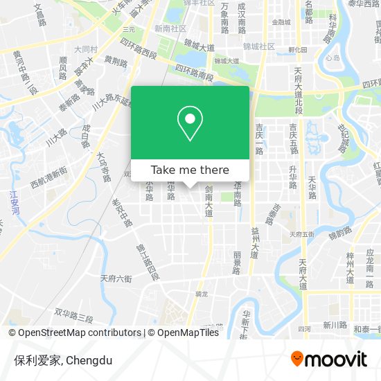 保利爱家 map