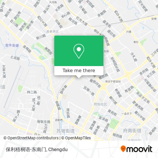 保利梧桐语-东南门 map