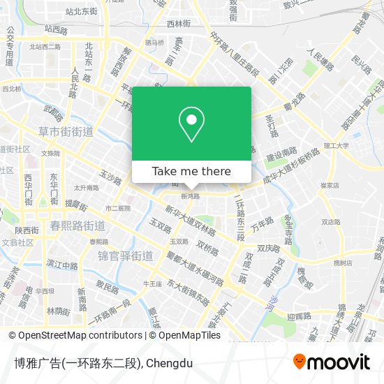 博雅广告(一环路东二段) map