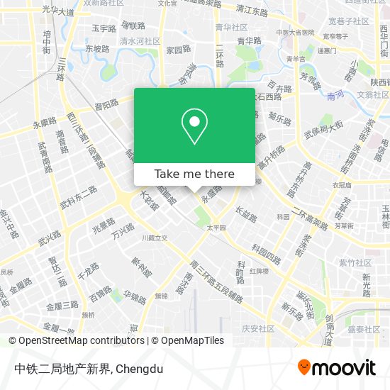 中铁二局地产新界 map