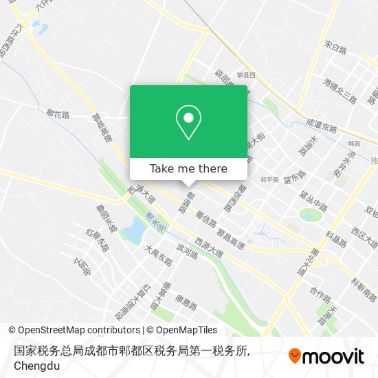 国家税务总局成都市郫都区税务局第一税务所 map