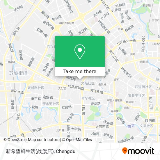 新希望鲜生活(战旗店) map