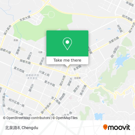北泉路8 map