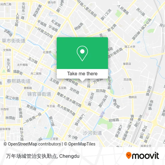 万年场城管治安执勤点 map