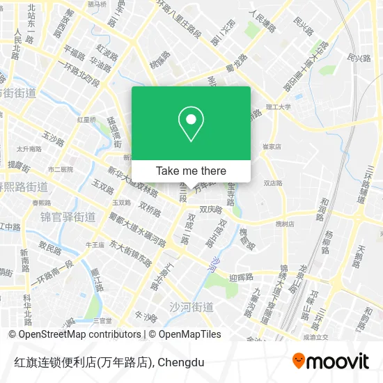 红旗连锁便利店(万年路店) map