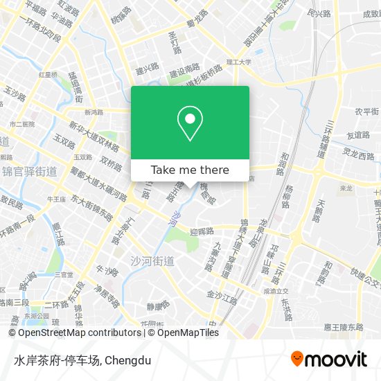 水岸茶府-停车场 map