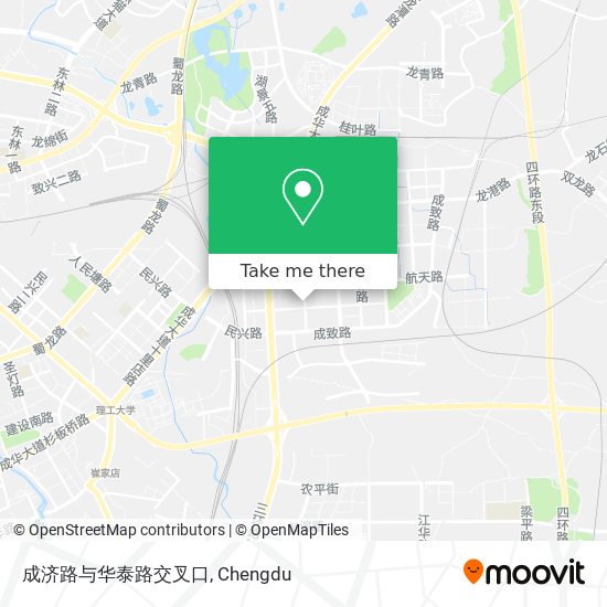 成济路与华泰路交叉口 map