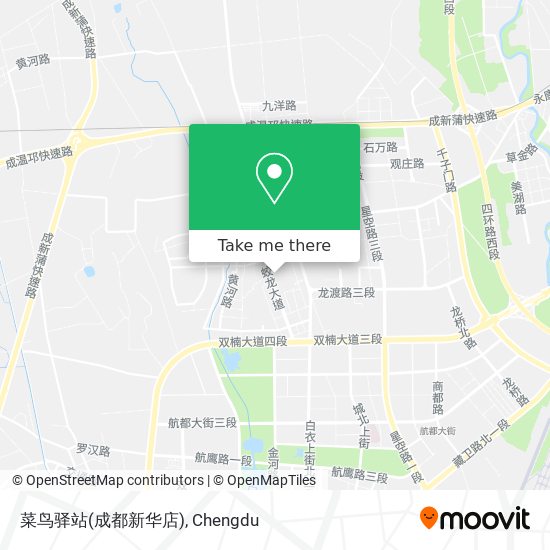 菜鸟驿站(成都新华店) map