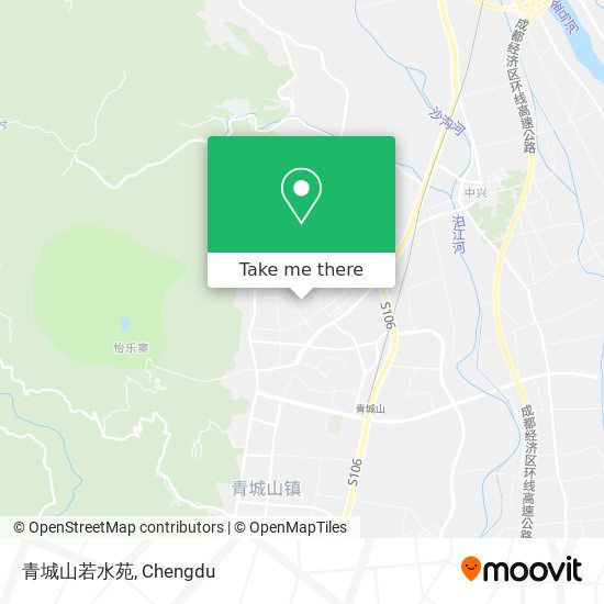 青城山若水苑 map