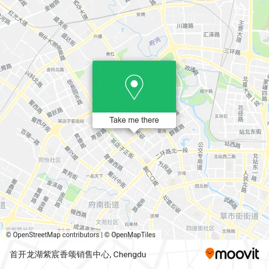 首开龙湖紫宸香颂销售中心 map