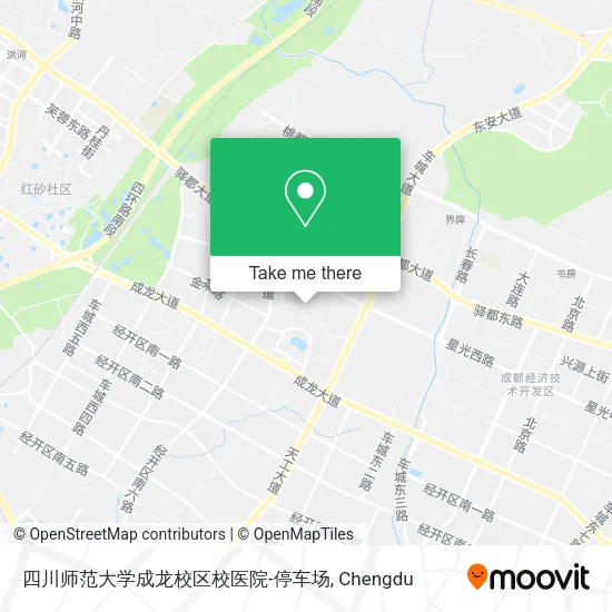 四川师范大学成龙校区校医院-停车场 map