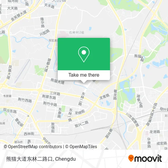 熊猫大道东林二路口 map