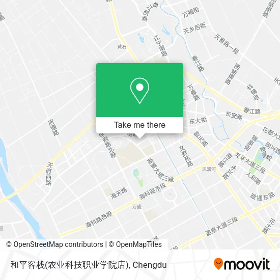 和平客栈(农业科技职业学院店) map