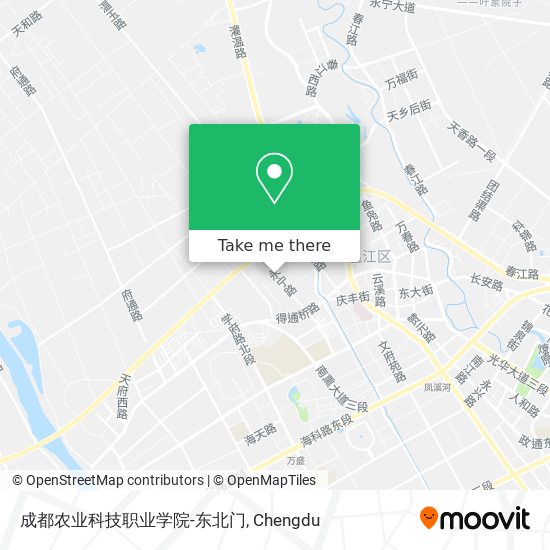 成都农业科技职业学院-东北门 map