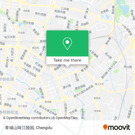 青城山味江陵园 map