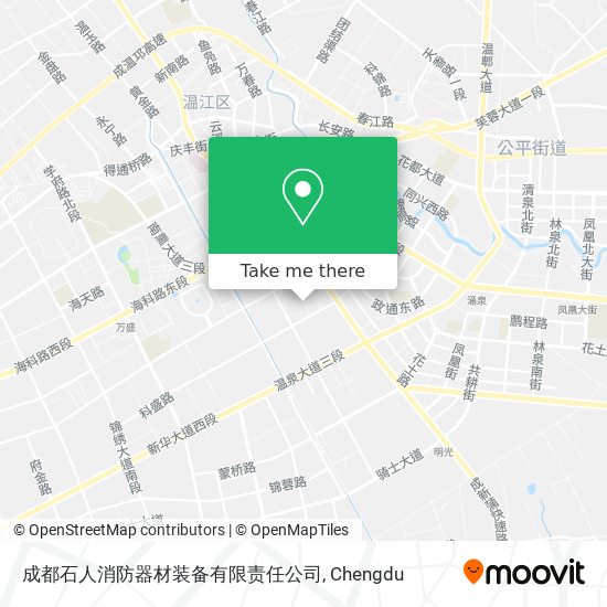 成都石人消防器材装备有限责任公司 map