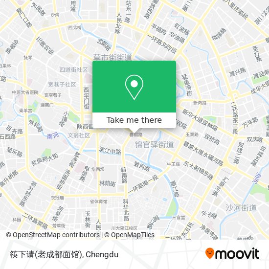 筷下请(老成都面馆) map