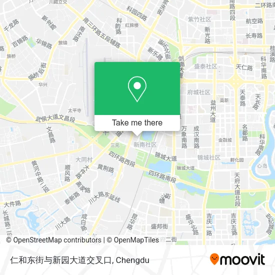 仁和东街与新园大道交叉口 map