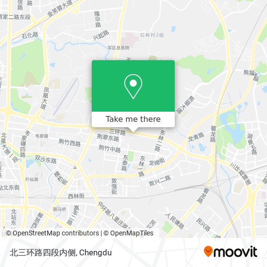 北三环路四段内侧 map