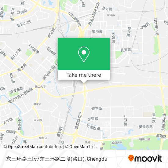 东三环路三段/东三环路二段(路口) map