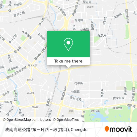 成南高速公路/东三环路三段(路口) map