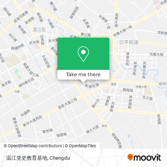 温江党史教育基地 map