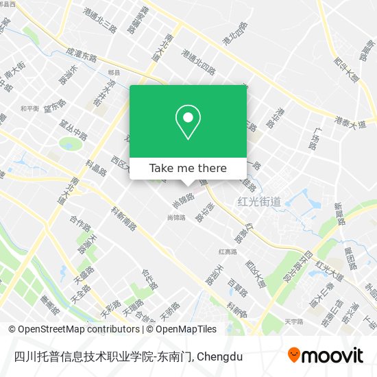 四川托普信息技术职业学院-东南门 map