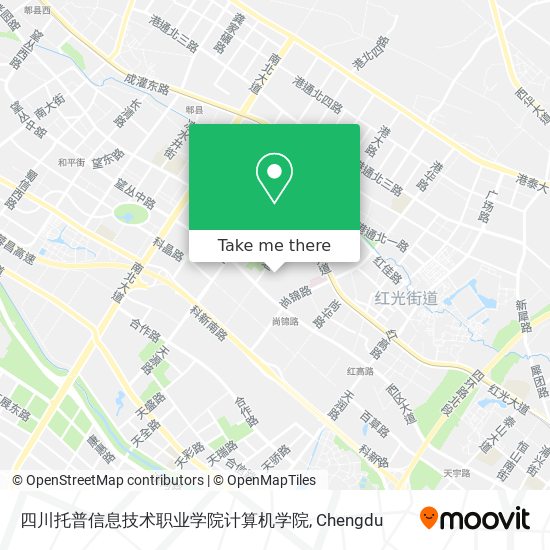 四川托普信息技术职业学院计算机学院 map