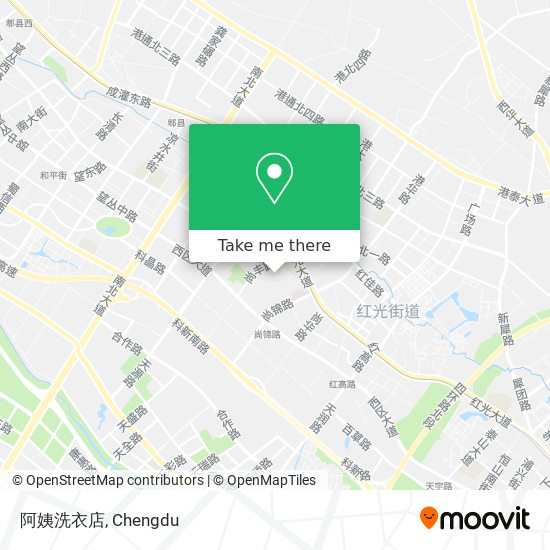 阿姨洗衣店 map