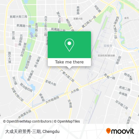 大成天府景秀-三期 map
