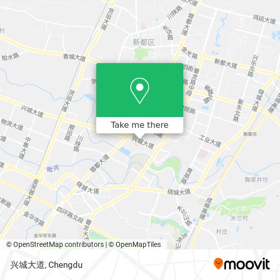 兴城大道 map