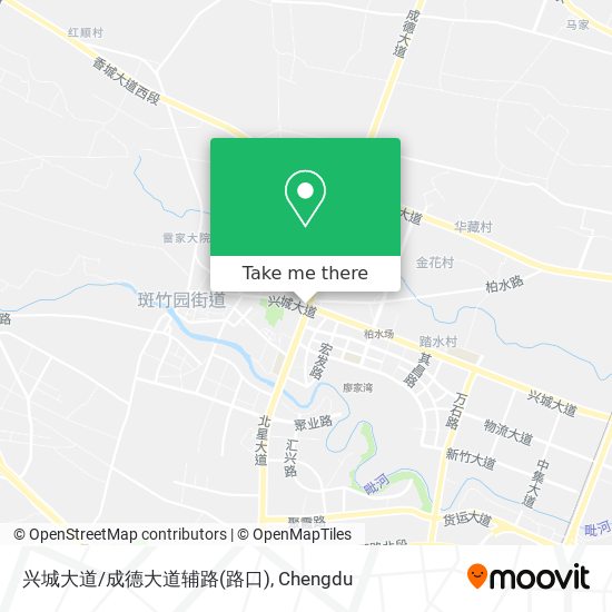 兴城大道/成德大道辅路(路口) map