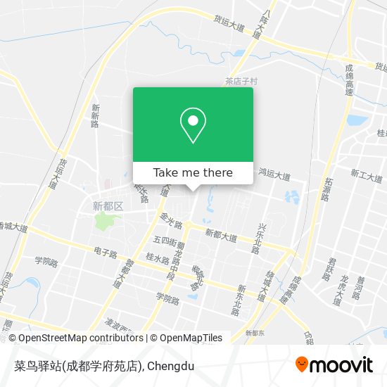 菜鸟驿站(成都学府苑店) map