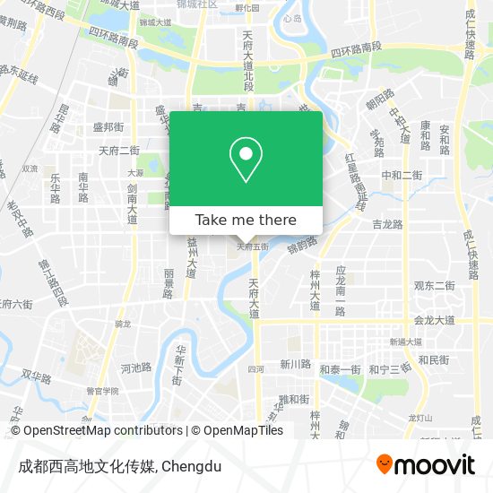 成都西高地文化传媒 map