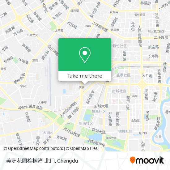 美洲花园棕榈湾-北门 map