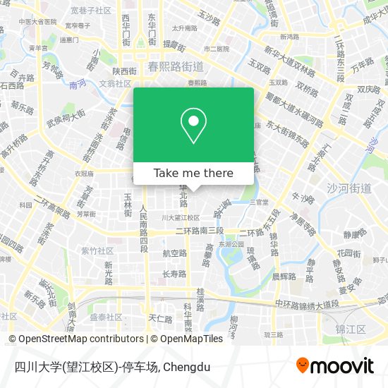 四川大学(望江校区)-停车场 map