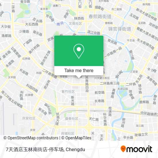 7天酒店玉林南街店-停车场 map