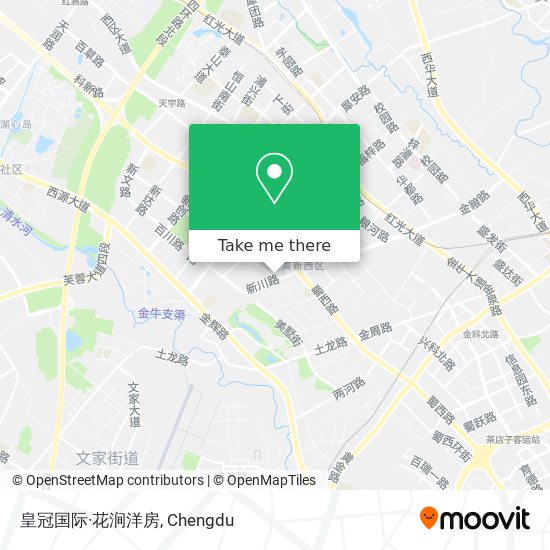 皇冠国际·花涧洋房 map