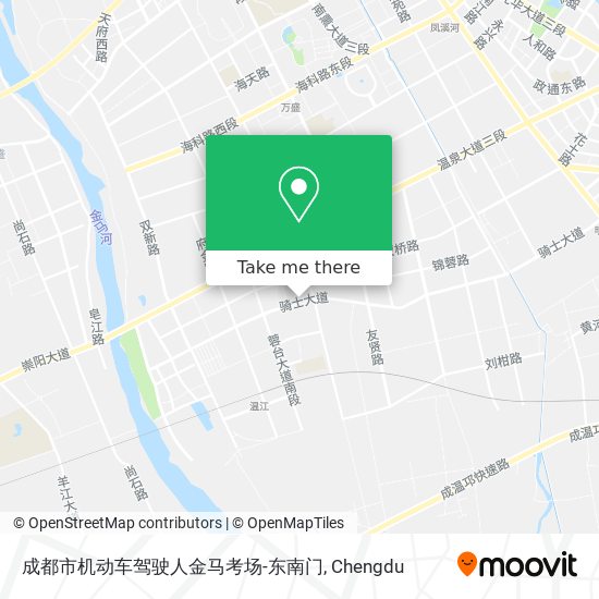 成都市机动车驾驶人金马考场-东南门 map